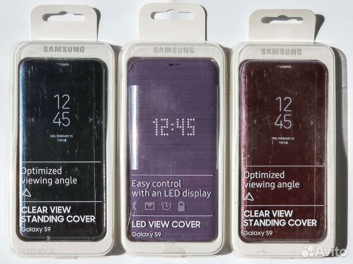 Новые оригинальные чехлы samsung s9 plus / s9