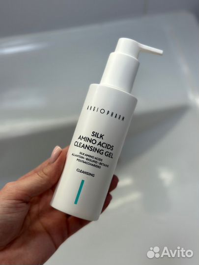 Angiopharm гель для умыв. с аминокислотами шёлка