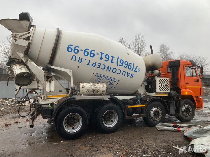 Автобетоносмеситель КамАЗ 6540, 2020
