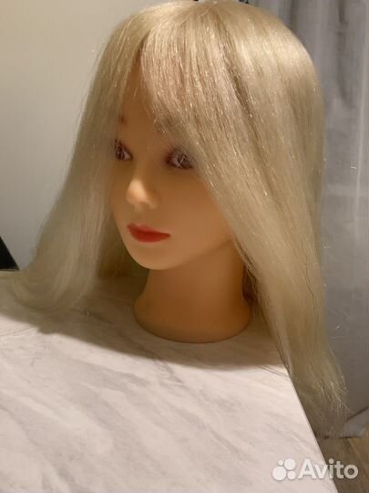 Балванка с натуральными волосами и штатив