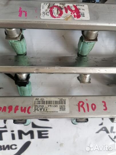 Топливная рампа solaris rio