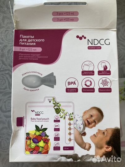 Многоразовый пауч-пакет для детского пюре