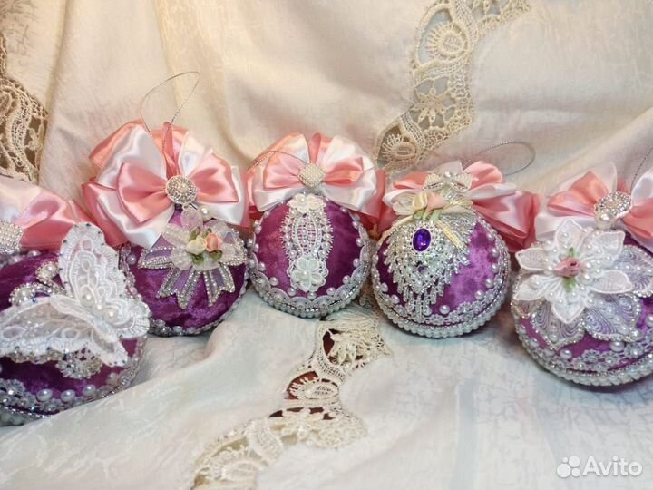 Новогодние украшения игрушки на елку шарик