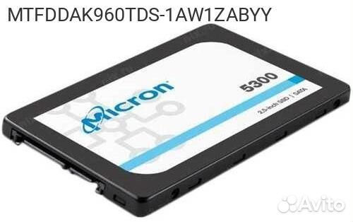 Mtfddak960TDS-1AW1zabyy, Диск SSD Micron 5300 PRO