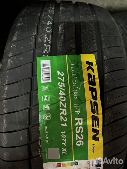 Kapsen RS26 275/40 R21 и 315/35 R21 111W