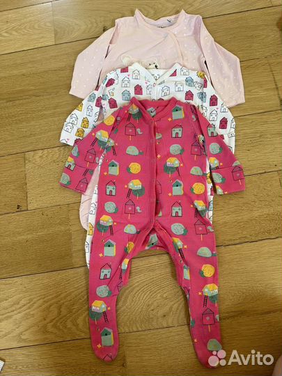 Боди с длинным рукавом для девочки 86-74