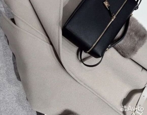 Пальто из кашемира с норкой Loro Piana FAL3511