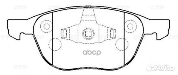 Колодки тормозные, передние (Старый CKF14) GK01