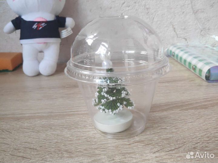 Ёлочка из бисера, ручная работа