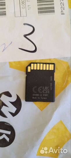 Новая, карта памяти Transcend sdxc 512 гб Class 10