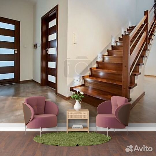 Деревянный потолок из массива дерева