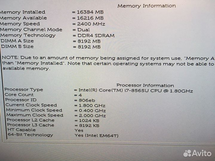 Dell inspirion 7386 motherboard