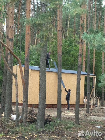 Бригада строителей каркасных домов
