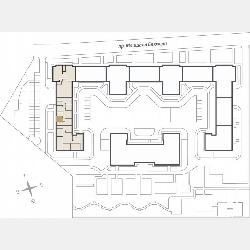 1-к. квартира, 36,6 м², 2/10 эт.