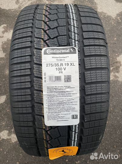 Continental ContiWinterContact TS 860S 245/40 R19 и 275/35 R19 100V