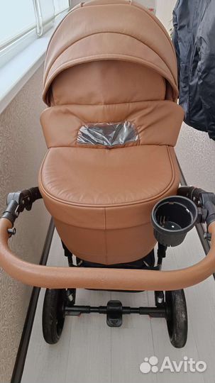 Коляска 2 в 1 эко кожа