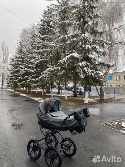 Детская коляска 2 в 1 Cobabe 6300L Экокожа