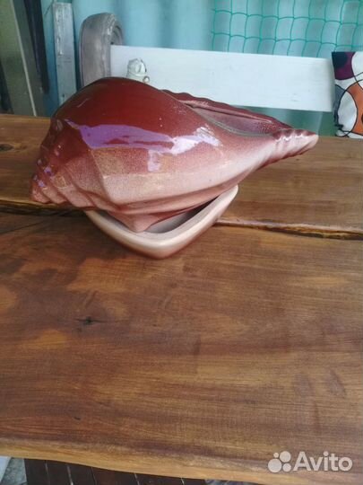 Керамический горшок и подставка для цветов