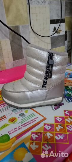 Дутики для девочки 27 размер