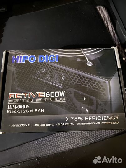 Блок питания 600w hipo digi