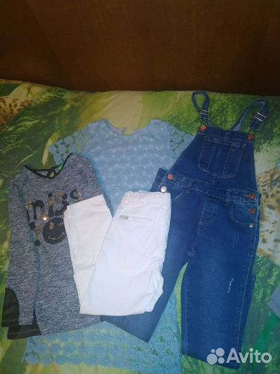 Вещи пакетом для девочки на рост 116