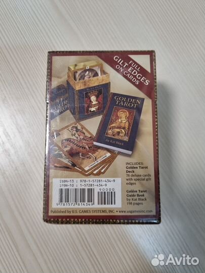 Golden Tarot by Kat Black U.S. Games Systems