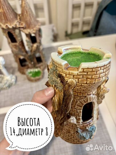 Декорации для аквариума замки