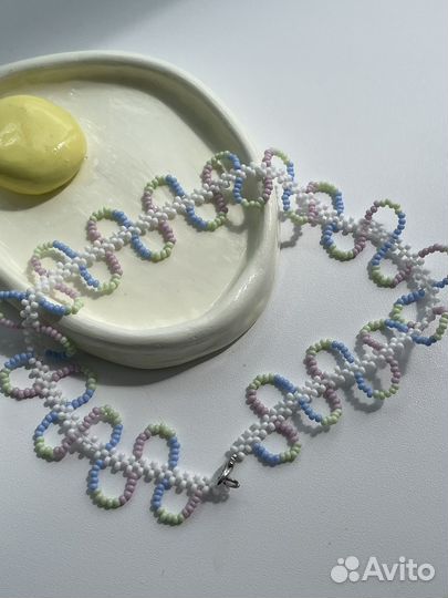 Чокер из бисера