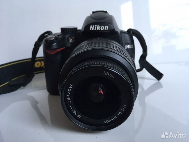 Nikon d5000 kit 18-55mm фотоаппарат