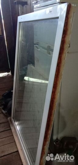 Окно пластиковое бу глухое