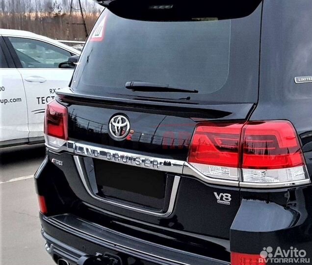 Спойлер под стекло Тойота ленд крузер