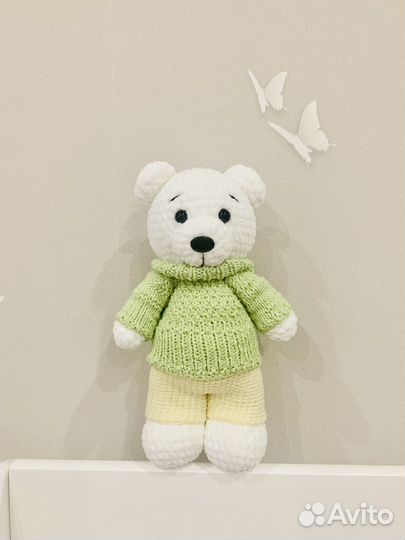 Медвежонок Вязаный Ручная работа Игрушка