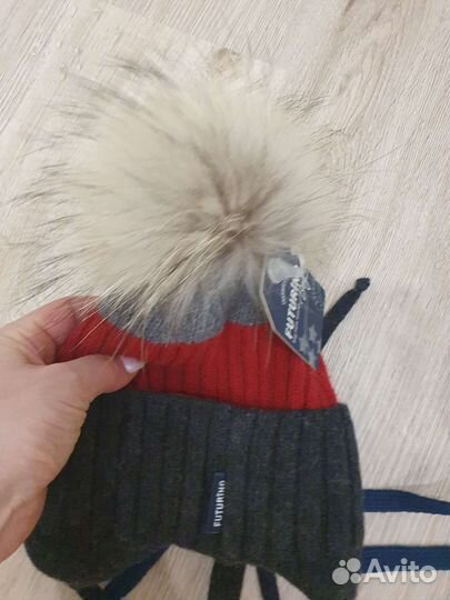 Зима. Новая и бу. Натур.Бумбон на кнопке. 2-5 лет