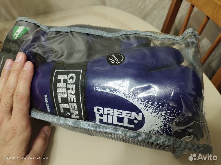 Боксерские перчатки детские green hill