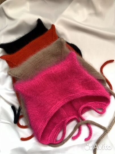 Шапка чепчик с ушками