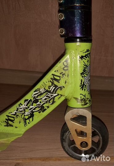 Трюковой самокат кастом парк