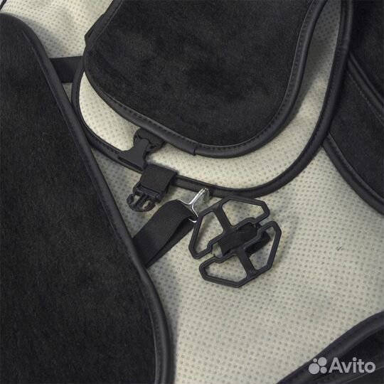 Накидки меховые черные