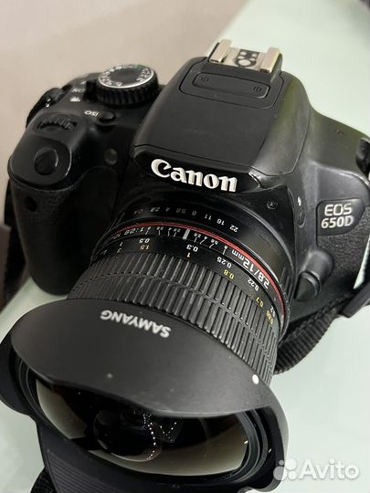 Зеркальный фотоаппарат canon 650d