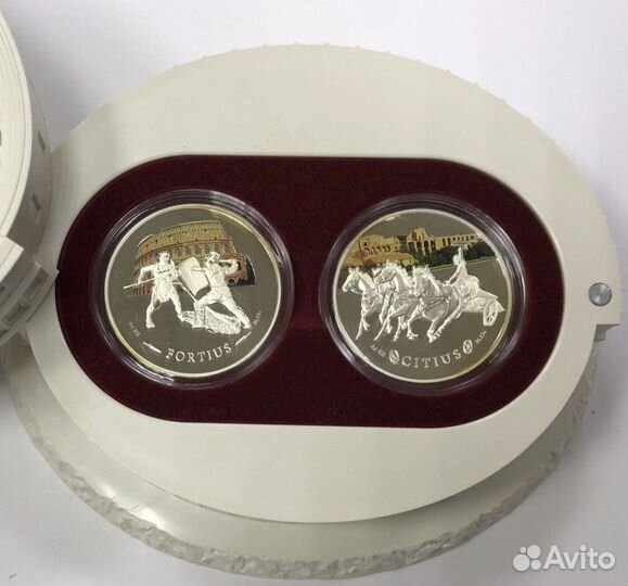 Набор Ниуэ 1 доллар 2014 Колизей серебро