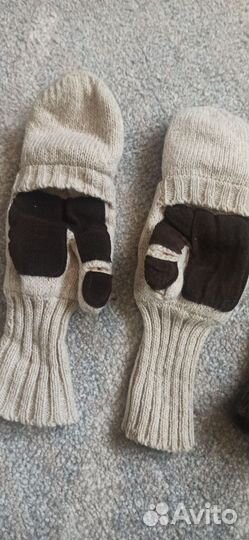 Перчатки вязаные охотнику