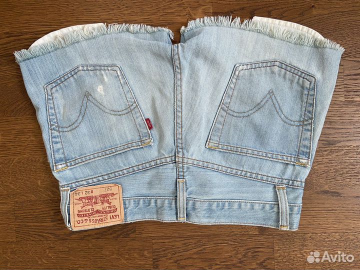 Джинсовые шорты levis