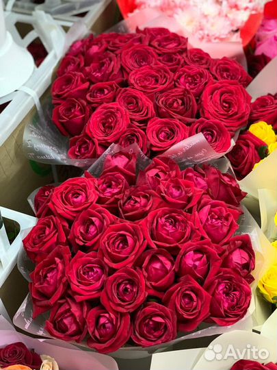 25 роз из красных роз