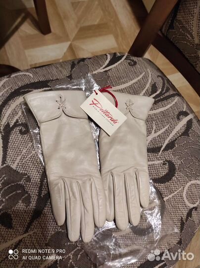 Перчатки женские натуральная кожа