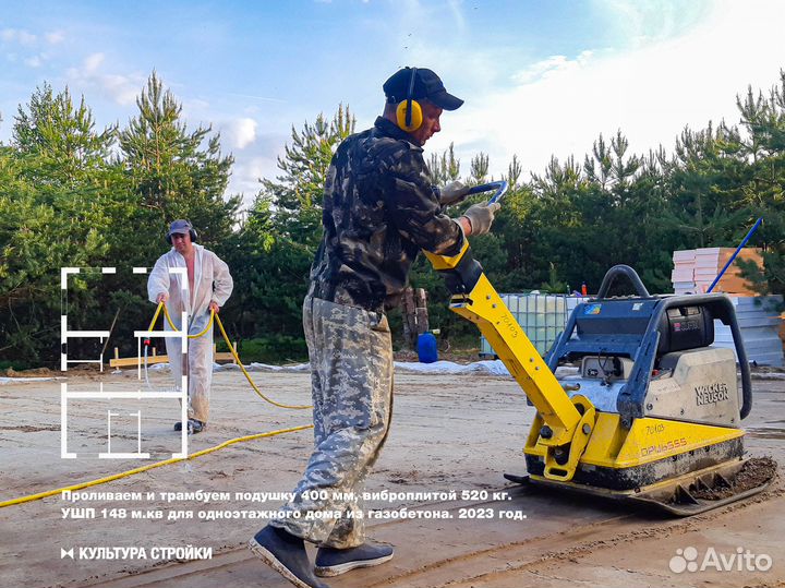 Построим фундамент «ушп» утеплённая шведская плита