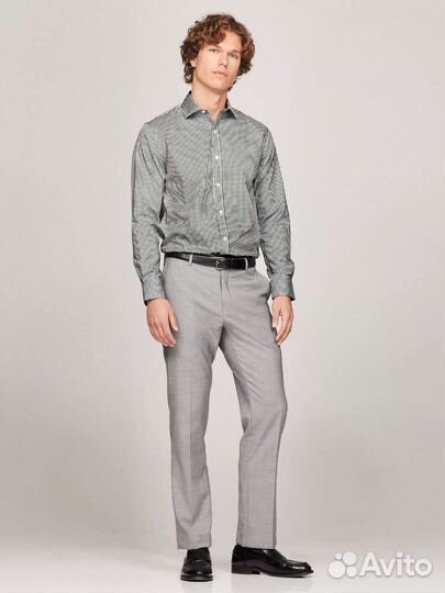 Рубашка Tommy Hilfiger оригинал L мужская США