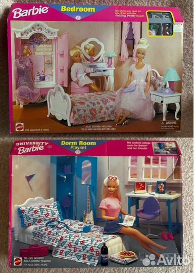 Barbie University Dorm Room мебель для Барби
