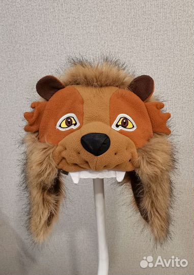 Шапка зимняя зверошапка