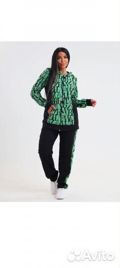 Спортивный костюм женский трикотаж 54р