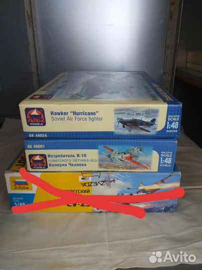 Сборные модели авиации 1/48, 1/72, 1/144