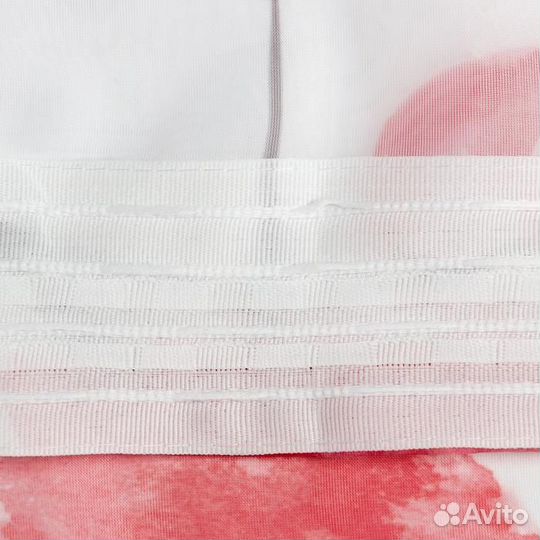 Новый комплект тюля Этель Фламинго